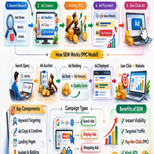 Search Engine Marketing (SEM) / Paid Ads.
